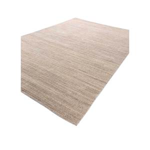 พรมขนสัตว์ทอมือลายเส้นสีเบจและสีน้ำตาล รูปทรงสี่เหลี่ยมผืนผ้าขนาดใหญ่ สำหรับห้องโถง ห้องนั่งเล่น หรือห้องนอน-Hwl-201 - Product Image 2