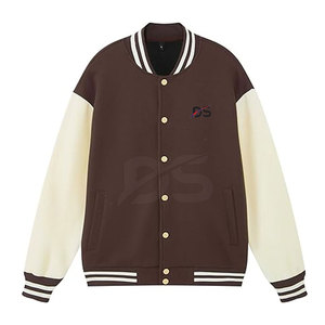 Chaqueta de Invierno Estilo Letterman para Hombre, Personalizable con Logotipo Frontal, Ligera, Transpirable y Ecológica, de Algodón/Lana de Alta Calidad, Nueva Llegada - Product Image 1