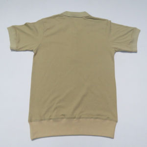 เสื้อโปโลผู้ชายแขนสั้นแบบซิปครึ่งตัว สีพื้น ผ้าฝ้าย 100% คุณภาพสูง ผลิตตามสั่ง ขายส่ง - Product Image 6