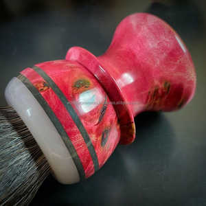 แปรงโกนหนวดทำจากโครเมี่ยมพร้อมปลายสีเงินแบดเจอร์ขนปานกลาง - Product Image 5