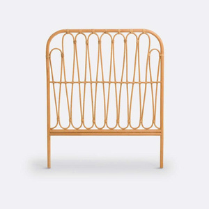 Tête de lit en rotin courbé, cadre en rotin naturel fait à la main, style bohème décoratif, mobilier de chambre à coucher, tête de lit pour lit, OEM ODM - Product Image 2