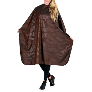 Diseño personalizado impresión impermeable accesorios para el cabello negro salón capas para salón de peluquería capa de peluquero capa - Product Image 6