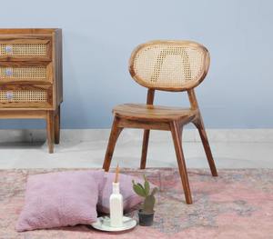 Ensemble de salle à manger moderne de luxe en bois massif chaise de travail en rotin 6 places personnalisées meilleur mobilier de haute qualité hôtel école salon - Product Image 4