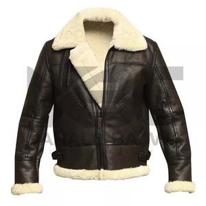 Meilleur fabricant vestes en cuir de fourrure de haute qualité, étiquette personnalisée, vestes en cuir de fourrure de Style chaud fabriquées en usine. - Product Image 1