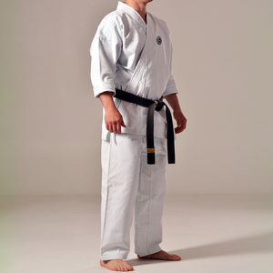 Uniforme de karate de color sólido diseño OEM personalizado recién llegado para entrenamiento de artes marciales Kimono Jiu Jitsu cómodo y transpirable para hombres - Product Image 2