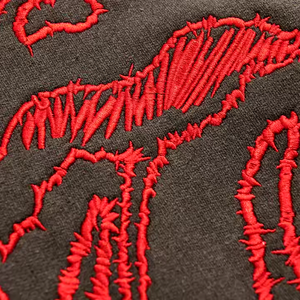 Sudadera con Capucha Bordada con Diseño de Estilo Urbano, Impresión Digital, Pedrería, Algodón Mezclado Asequible - Product Image 4