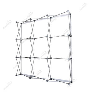 कपड़े पॉप अप प्रदर्शित पृष्ठभूमि बैनर फैक्टरी सीधे विज्ञापन स्टैंड कस्टम लोगो मुद्रण दीवार खड़ी - Product Image 3