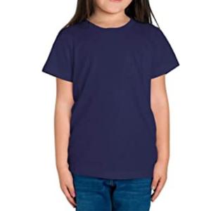 Ropa de moda para niños, último diseño sólido de gran tamaño de camiseta de Color, fabricante de fábrica al por mayor, precio barato para niñas - Product Image 3