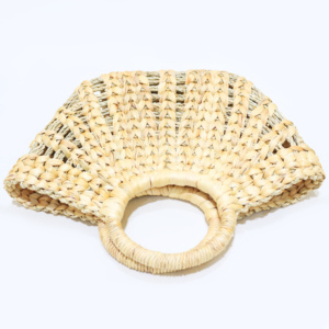 Artex Dong Thap Sac à main en jacinthe d'eau tissée avec poignée ronde pour une utilisation à la mode et écologique - Product Image 3