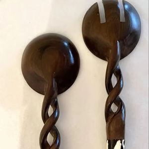 อุปกรณ์ทำอาหารในครัวเซิร์ฟเวอร์สลัดไม้สำหรับทำอาหารผลไม้ - Product Image 1