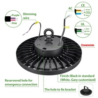 Éclairage d'entrepôt d'usine 85W 100W 150W 200W Éclairage intérieur commercial LED UFO High Bay Light