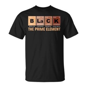 T-shirt con la tavola periodica degli elementi, articolo promozionale per il Black History Month - Product Image 1