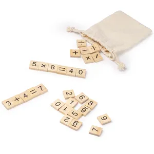 Jeu de société mathématique en bois personnalisé Jacira - Interactif et amusant - Product Image 1