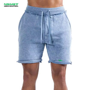 Hot Summer Casual Muscle Training Running Shorts Sólido Impreso Logo Transpirable Secado rápido Cintura elástica Gimnasio Moda Hombres Bolsillos - Product Image 1