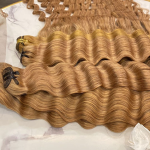 Extensiones de cabello humano de proveedor superior, extensiones de cabello dibujado doble, cabello crudo vietnamita al por mayor - Product Image 2