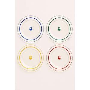 Ensemble d'assiettes en verre multicolores Be-Kct0037 - Multicolore - Product Image 1