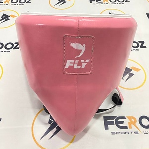 Kit de boxe personnalisé OEM en cuir véritable rose et blanc avec poignées, gants de sparring, casque de protection pour le kickboxing - Product Image 5