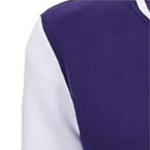 แจ็กเก็ตเบสบอลผ้าฝ้าย100% สำหรับผู้ชายเสื้อโค้ทผ้าขนแกะเคลือบสำหรับฤดูหนาวปักโลโก้ด้านหน้า - Product Image 3