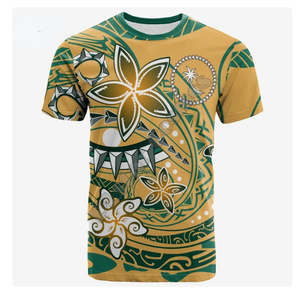 New Arrivals Cool Design Sublimation <b>T</b>-Shirt for Men Polyester/Cotton Custom Logo Digital Print <b>Back</b> Neck Sports Wear - Product Image 1
