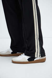 ชุดกีฬาลำลองชุด2ชิ้นชุดวอร์มสีบล็อคพิมพ์ลายระบายอากาศสำหรับผู้ใหญ่วัยรุ่นสีทึบเป็นมิตรกับสิ่งแวดล้อมสำหรับฤดูใบไม้ผลิฤดูใบไม้ร่วง - Product Image 2