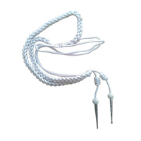 Cordon en fil d'or tressé et enduit, haute ténacité, écologique, pour textile de maison et vêtement, personnalisable, 100% polyester, aiguillette droite