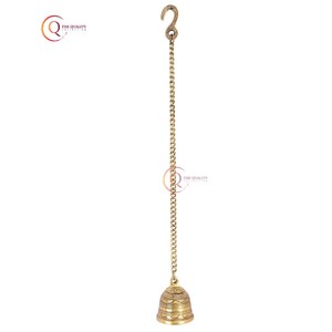 Atractivo Metal hecho a mano campanas de Navidad CADENA DE Metal instalación colgante Campana decorativa para bodas fiestas decoración festiva - Product Image 5
