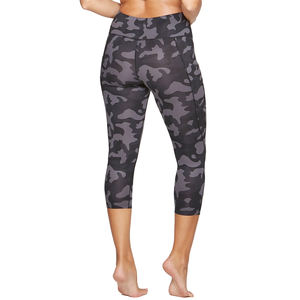 Meilleur prix personnalisé imprimé séchage rapide femmes taille haute Capri Leggings style décontracté fabriqué en usine avec un matériau respirant - Product Image 2