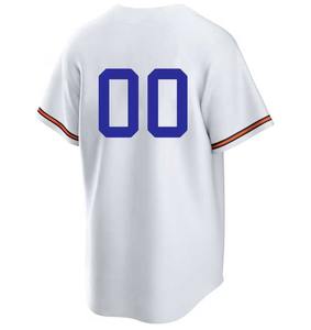 Equipo de diseño de servicio OEM personalizado de alta calidad logotipo del equipo nombre número hombres infantil cosido personalizado jersey de béisbol para la venta - Product Image 6