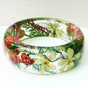 Bijoux intelligents résine acrylique Bracelet Bracelet exagéré éblouissant multicolore large irrégulier carré acrylique Bracelets pour - Product Image 1