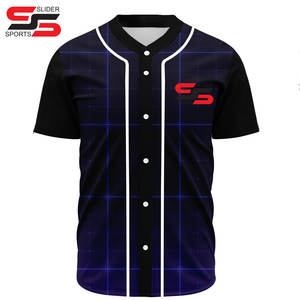 Haute qualité personnalisé 2025 rétro Cub neutre maillots de Baseball vendre des chemises à manches courtes de Baseball vierges - Product Image 6