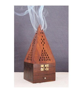 Handcrafted Wooden Mukhar <b>Burner</b> Royal Aesthetics Home Decor <b>Bukhoor</b> Incense & Aromatherapy Diffuser Arabic Design - Product Image 5