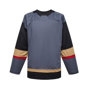Meilleur maillot de hockey sur glace personnalisé pour équipe, entièrement personnalisable, impression par sublimation, service OEM ODM, vêtements de sport 100% polyester, livraison rapide - Product Image 1