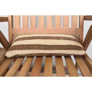 Oreiller en laine Kilim beige 8x16 pouces de luxe rustique moelleux Floral jeter pour canapé literie Portable Vintage tissé Patchwork Design - Product Image 4