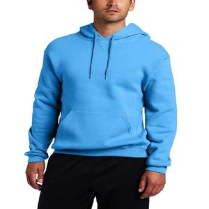 High Quality Customizable Pullover <b>Hoodie</b> for <b>Men</b> Cotton Polyester Winter Use with Own Logo Embroidery Solid Pattern - Product Image 1