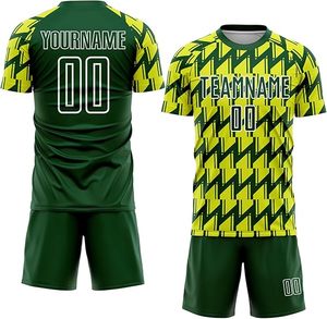 Ensemble complet unisexe de maillot de football respirant et léger à manches courtes – Créez votre propre maillot d'équipe – Tenue de football personnalisable - Product Image 1