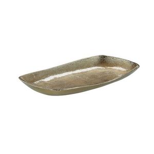 Decorative brass serving trays with floral <strong>etching</strong> for high end tea service or snack display on tables or countertops - Product Image 5