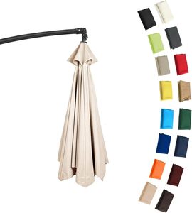 Paraguas colgante de plátano grande, paraguas ventilado portátil a prueba de lluvia para exteriores con soporte lateral - Product Image 6