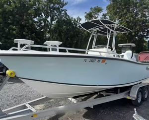 Bateau de pêche à console centrale polyvalent d'occasion 2008 pour les sports nautiques en haute mer, les loisirs, les aventures familiales, les embarcations marines 21 pieds avec remorque - Product Image 5