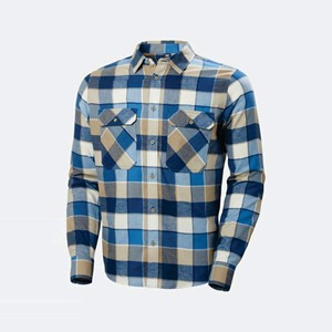 เสื้อเชิ้ตรัดรูปแขนยาวสำหรับผู้ชาย, เสื้อเชิ้ตกลางแจ้งแขนยาวพิมพ์ลายสำหรับผู้ชาย - Product Image 4