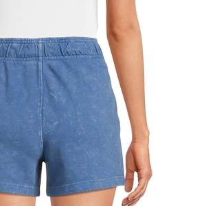 New Arrival Best Design Lightweight Women Acid Wash Shorts Breathable Wholesale Price Summer Wear Women Acid Wash Shorts - Product Image 4