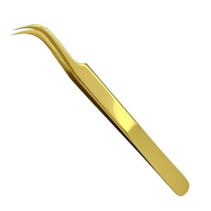 Pinzas para pestañas con logotipo personalizado de calidad superior, puntiagudas, antiestáticas, duraderas, volumen de retención fuerte, extensión de pestañas Twizzler inoxidable - Product Image 1