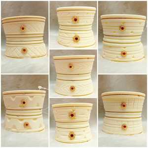 Brazaletes de resina hechos a mano, pulseras artísticas con purpurina de mármol o efectos oceánicos, brazaletes de resina epoxi de moda a la venta - Product Image 2