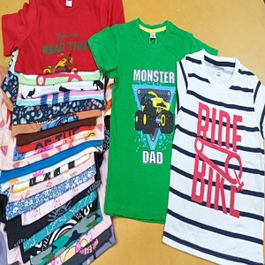 Ropa de manga corta para niñas, lote de ropa de verano y otoño, camiseta para niños y bebés, Premium Camiseta de algodón con estampado de cartón - Product Image 4