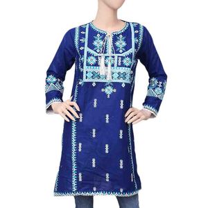 Jhabla Bordada para Mujer - Azul - Product Image 2