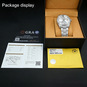 Orologio di Lusso con Diamanti Moissanite per Uomo, Automatico Meccanico, Movimento Miyota 8215, <span class=keywords><strong>in</strong></span> <span class=keywords><strong>Acciaio</strong></span> Inossidabile - Product Image 5