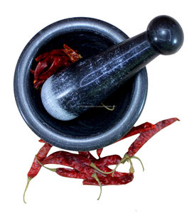 Broyeur fait à la main en marbre noir 4 pouces Palewa mortiers pilons pierre pour usage en cuisine disponible au prix de gros - Product Image 3