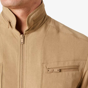 Chaqueta de Invierno Personalizada 2025 de Alta Calidad, Impermeable, con Cuello Alto, Estilo Urbano, al por Mayor para Hombre - Product Image 5
