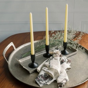 Bougeoirs en Laiton Antique, Set de 3 - Product Image 2