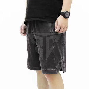 Shorts con Lavado Ácido de Diseño Exclusivo, 100% Algodón, Casuales, Diseño Sólido, Cintura Media, Ligeros, de Alta Calidad, Secado Rápido, Color Personalizado, OEM - Product Image 6