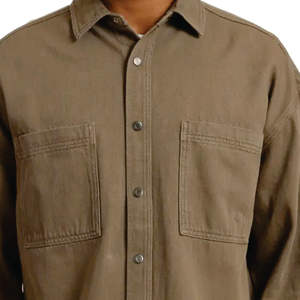 Veste de chemise en flanelle polaire vintage pour hommes Veste de chemise en flanelle doublée épaisse à carreaux Veste en flanelle plaquée pour hommes - Product Image 4